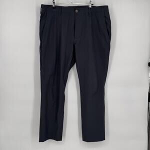 Bluffworks Envoy Lightweight Chino Pants Mens 35x28 Blue Slim Fit Travel Office